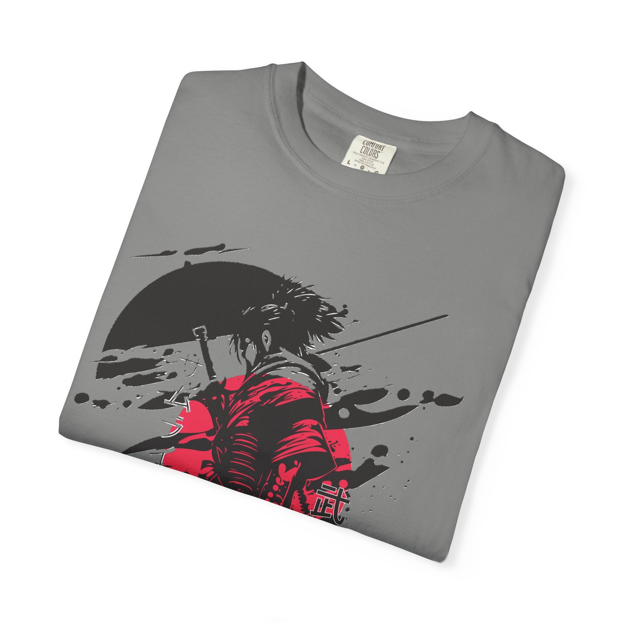 Garment-Dyed Graphic T-Shirt with Artistic Umbrella Design, Casual Tee for Art Lovers, Unique Gift for Birthdays, Fashion Statement, [...]