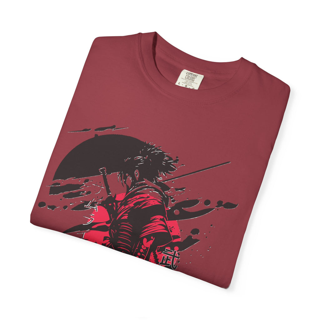 Garment-Dyed Graphic T-Shirt with Artistic Umbrella Design, Casual Tee for Art Lovers, Unique Gift for Birthdays, Fashion Statement, [...]