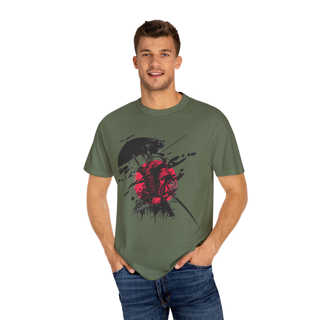 Garment-Dyed Graphic T-Shirt with Artistic Umbrella Design, Casual Tee for Art Lovers, Unique Gift for Birthdays, Fashion Statement, [...]