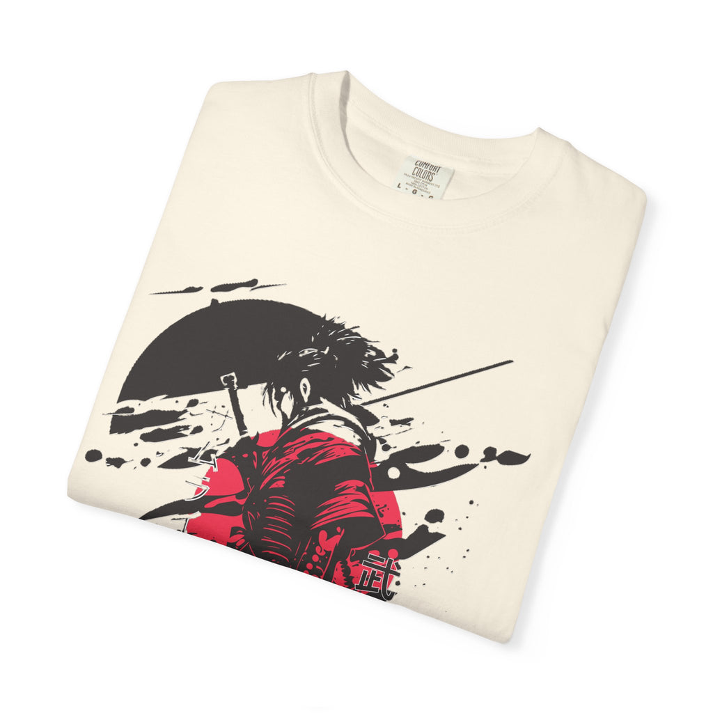 Garment-Dyed Graphic T-Shirt with Artistic Umbrella Design, Casual Tee for Art Lovers, Unique Gift for Birthdays, Fashion Statement, [...]