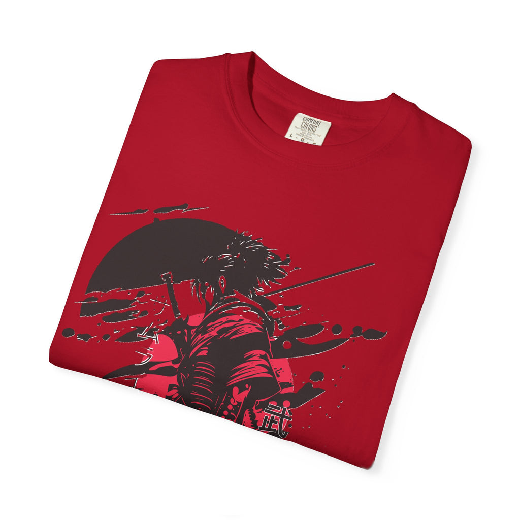 Garment-Dyed Graphic T-Shirt with Artistic Umbrella Design, Casual Tee for Art Lovers, Unique Gift for Birthdays, Fashion Statement, [...]