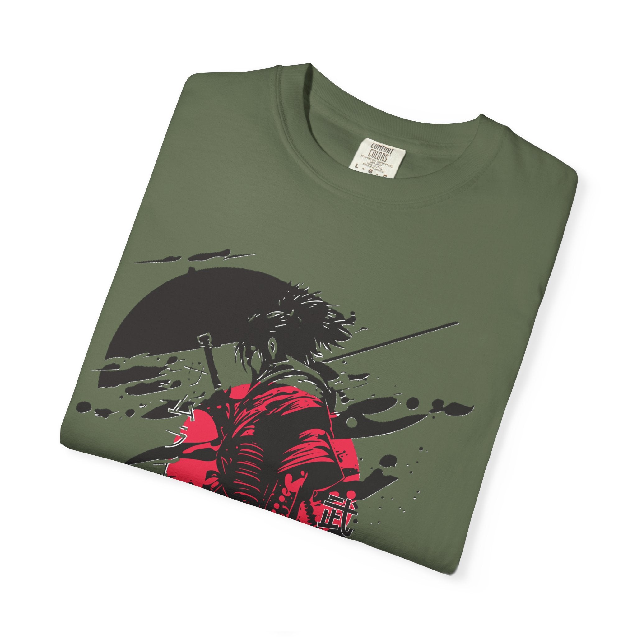 Garment-Dyed Graphic T-Shirt with Artistic Umbrella Design, Casual Tee for Art Lovers, Unique Gift for Birthdays, Fashion Statement, [...]